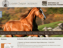 Tablet Screenshot of lzj-konie.pl